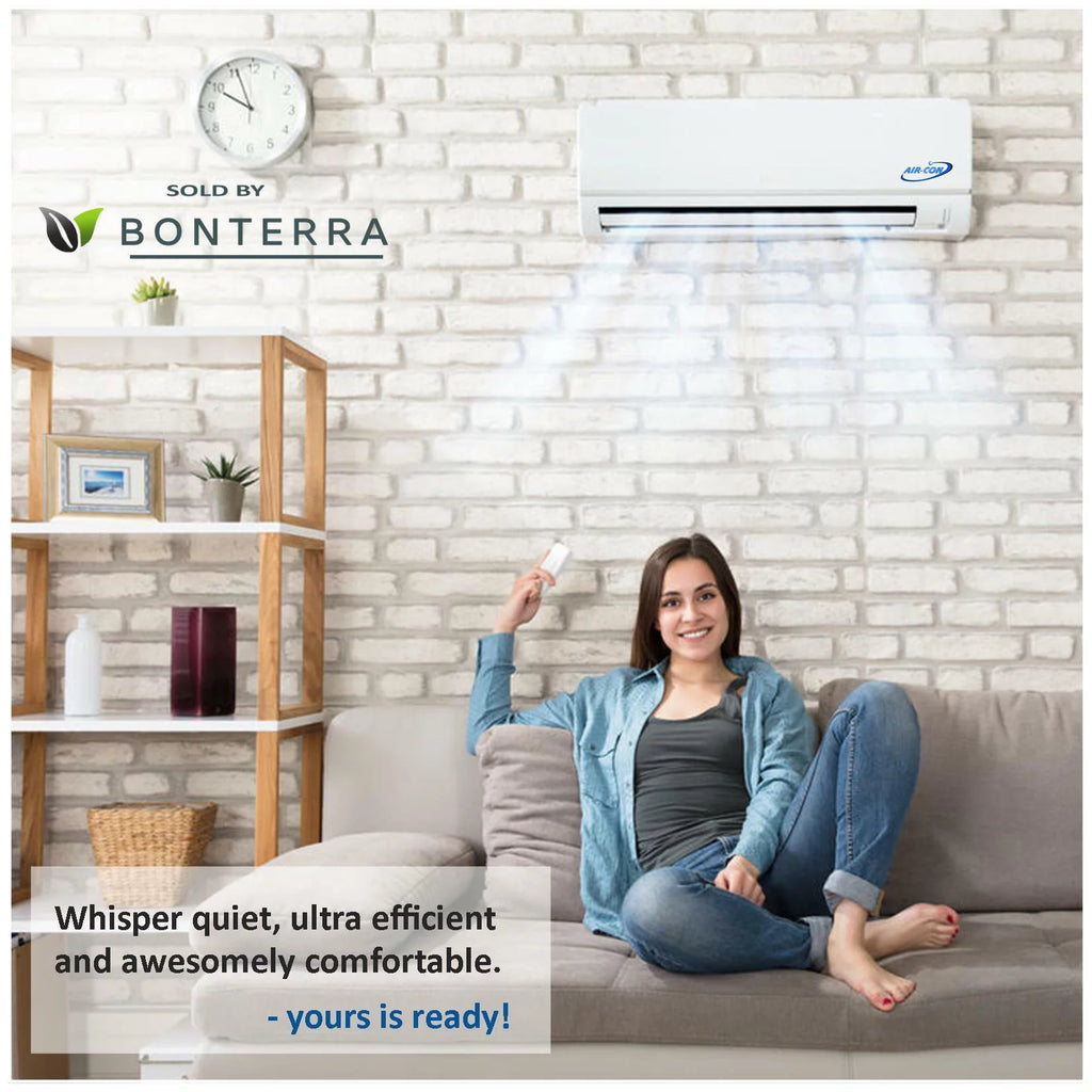 24000 BTU Ductless Mini Split AC/Heating System 2 Ton Inverter Heat Pump W62672