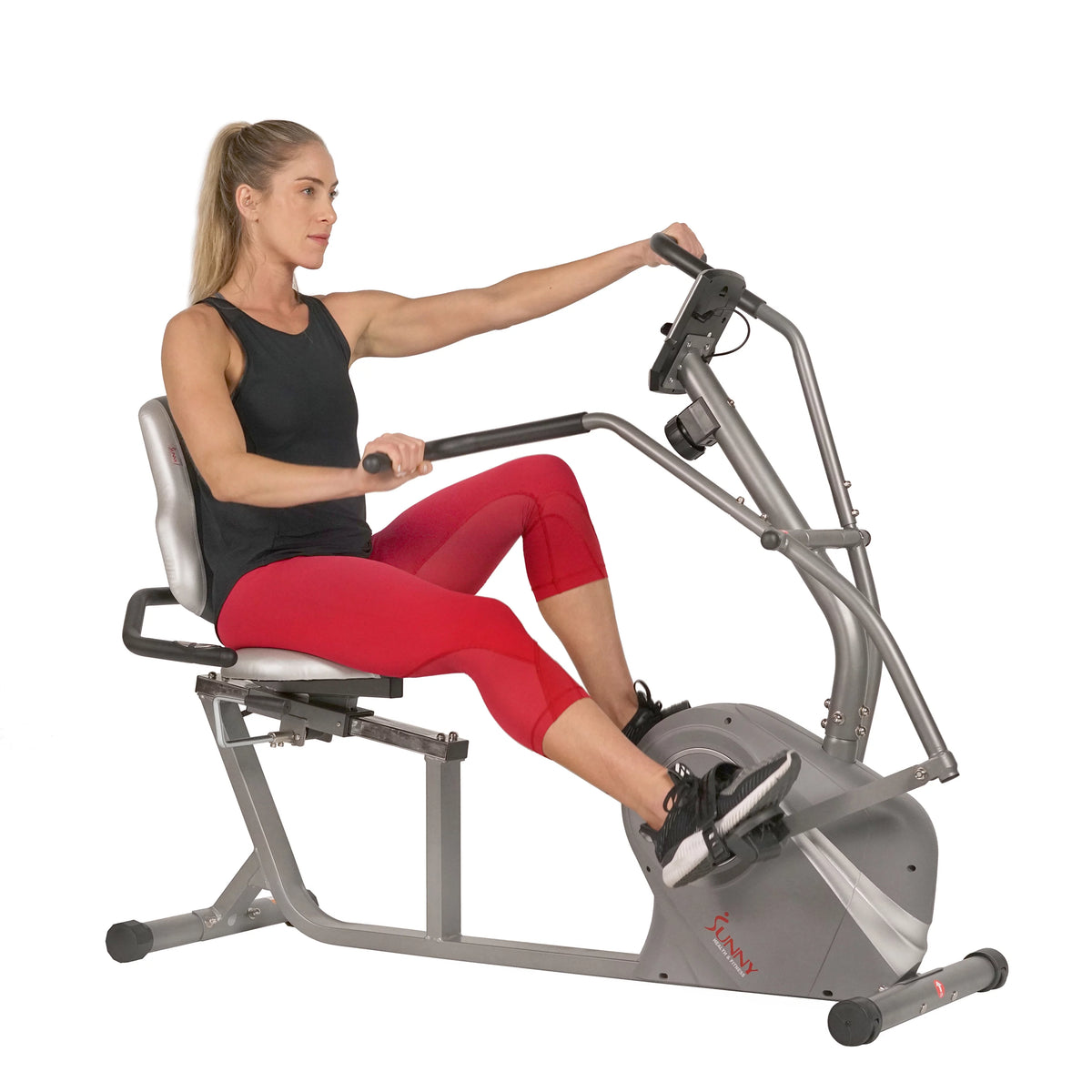 Magnetic Recumbent Bike with Arm Exercisers B707