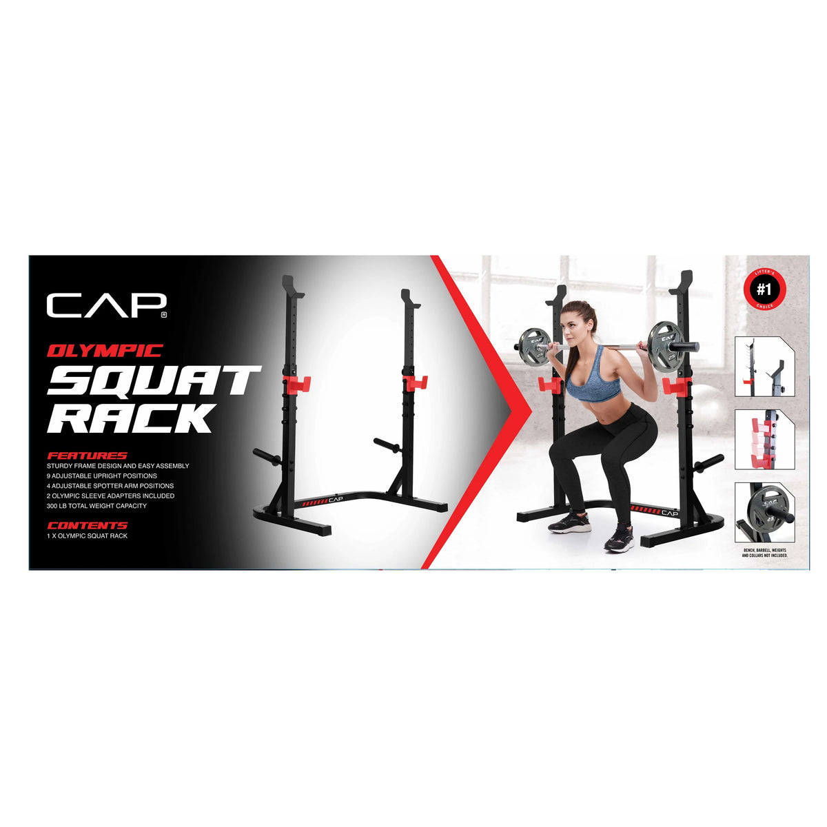 Adjustable Olympic Squat Rack L885