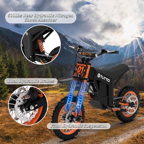 48V Kids Electric Dirt Bike with 21AH Battery I695