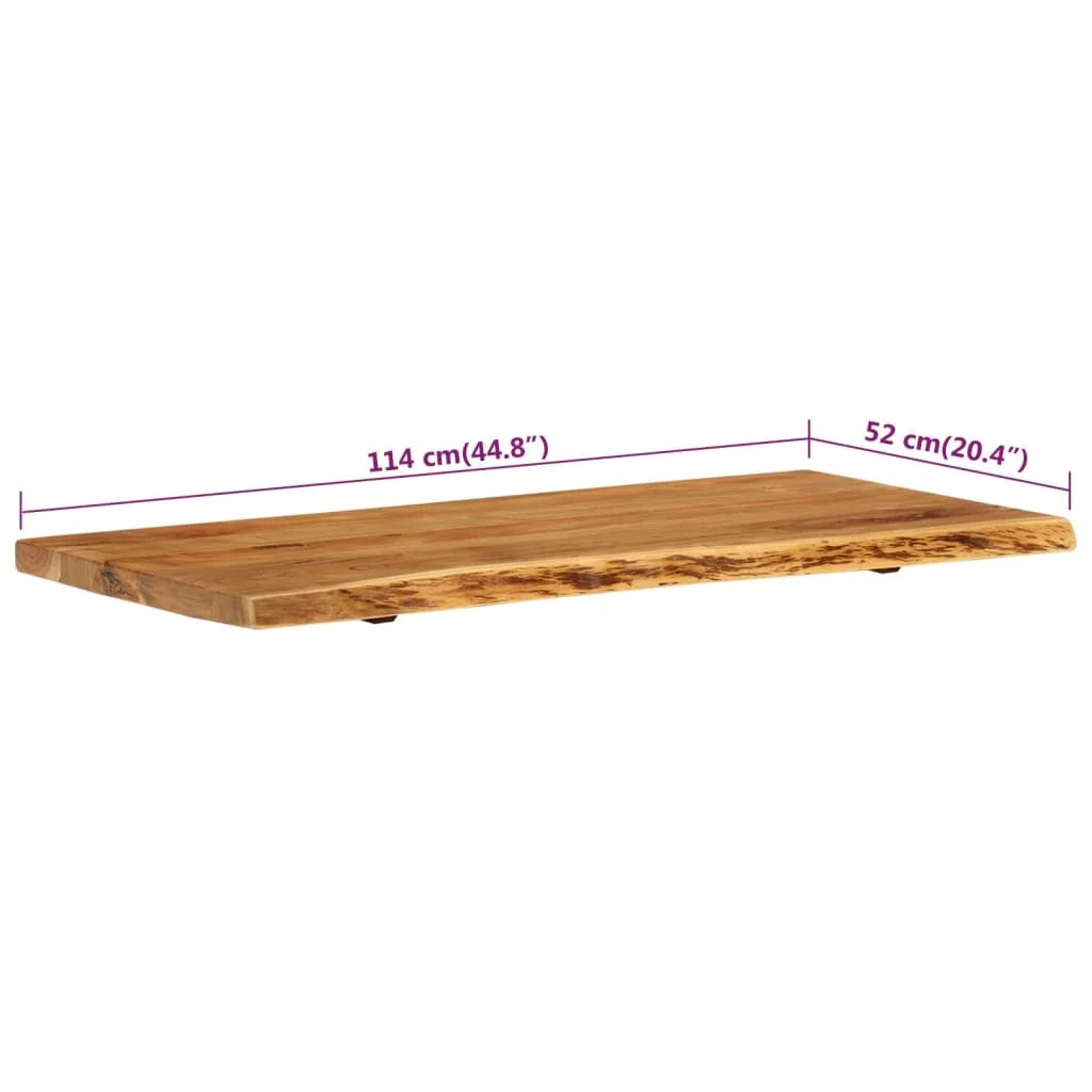 Solid Acacia Wood Bathroom Vanity Top C554