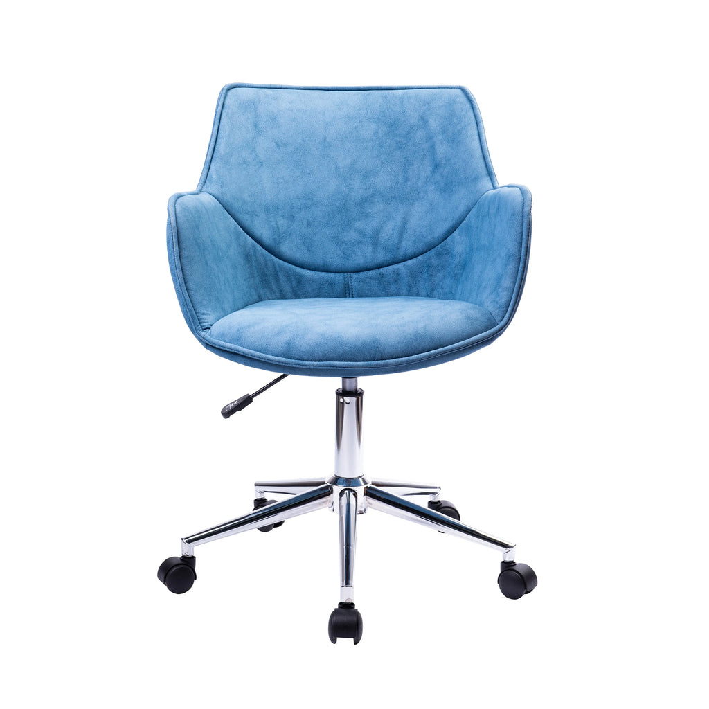 Pink Microfiber Adjustable Office Chair V6511