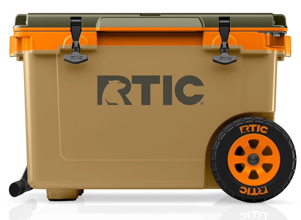 52 QT Wheeled Hard-Sided Ice Chest Cooler U158371