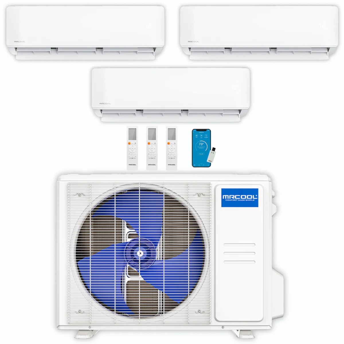 36,000 BTU 3 Zone Ductless Air Conditioner and Heat Pump M954