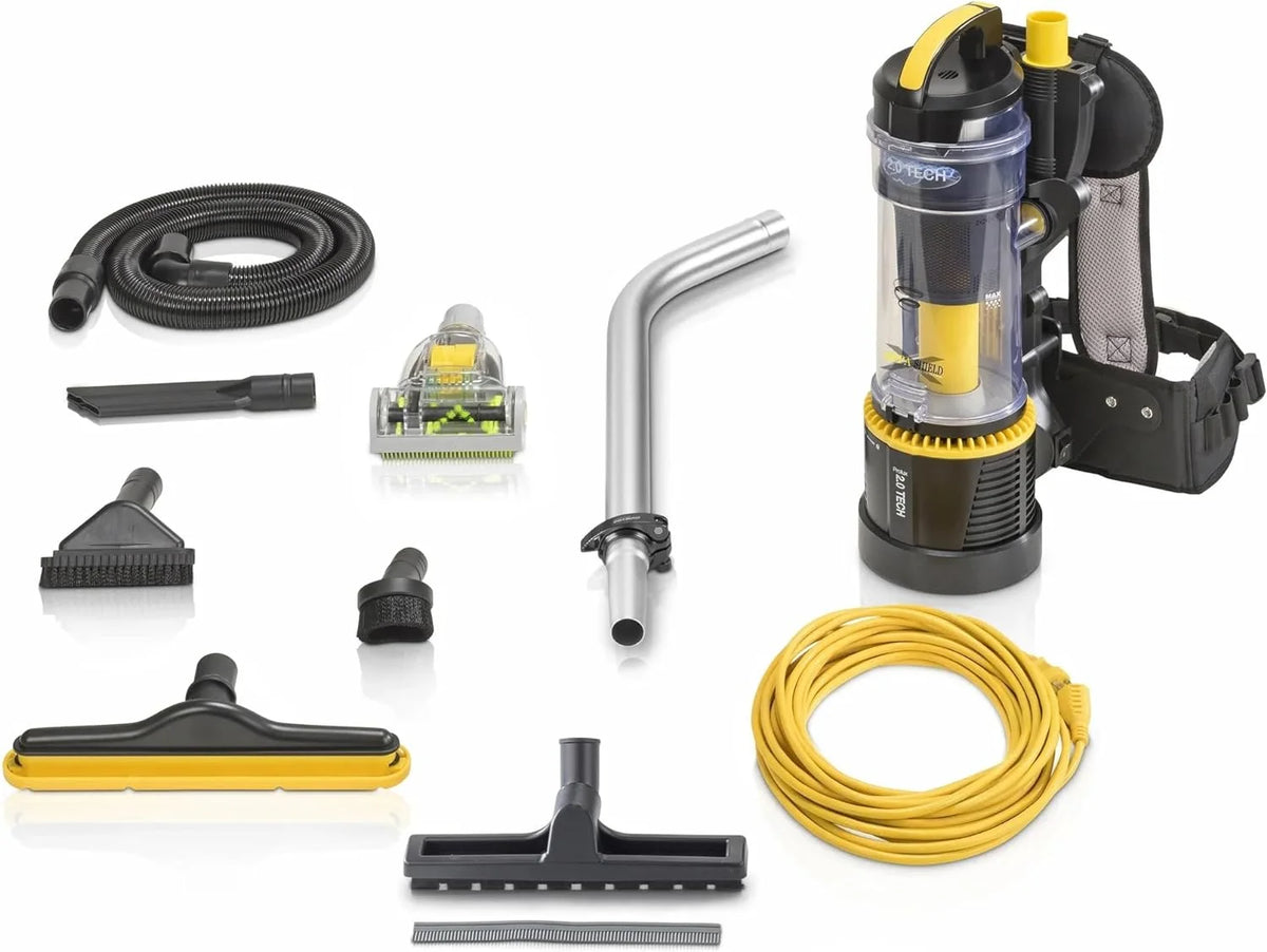 Commercial Bagless Backpack Vacuum with Tool Kit B7551