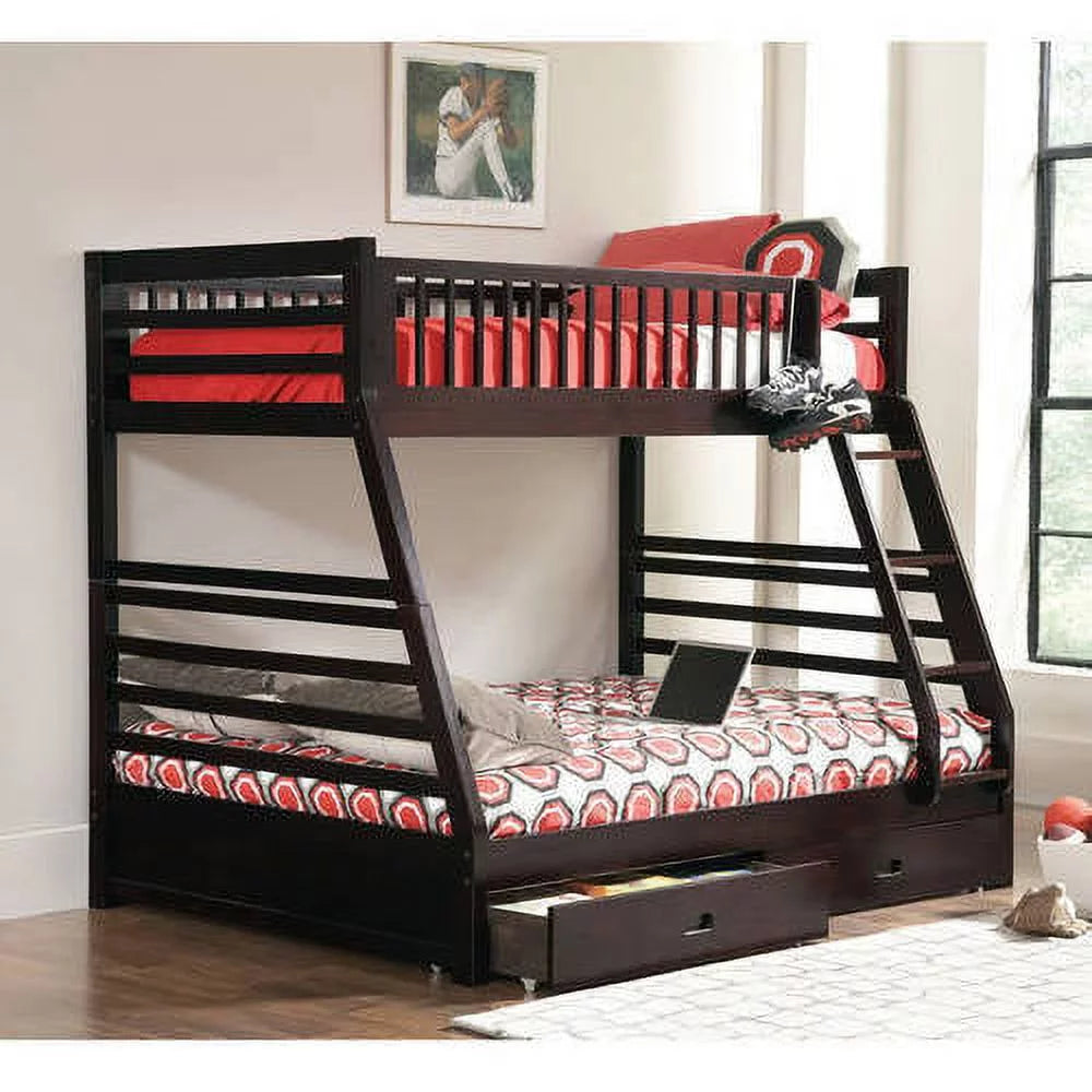 Twin Over Full Wood Bunk Bed H8737