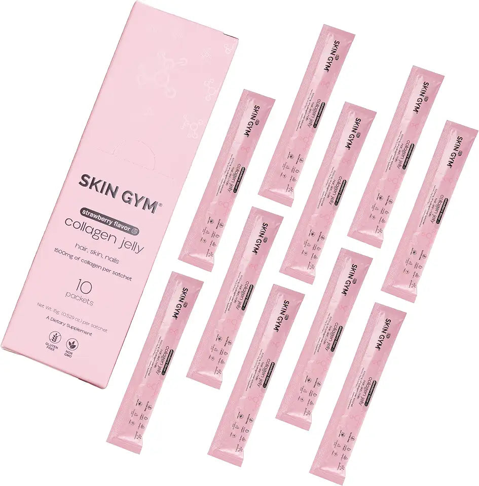 Marine Collagen Vitamin C & Hyaluronic Acid Strawberry Flavor 10 Pack I1912