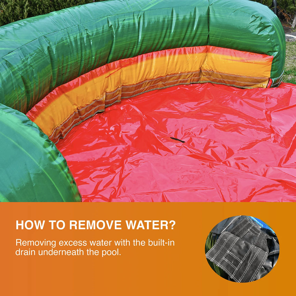 Commercial Grade Bounce House Water Slide with Pool T287963