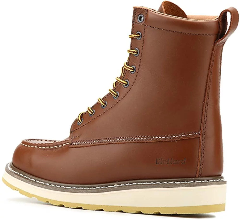 8" Leather Waterproof Soft Toe Work Boots H6226